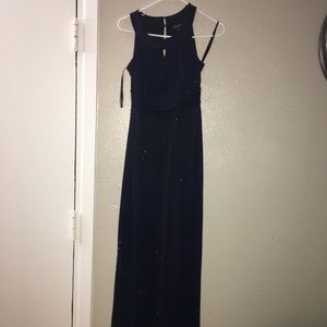 midnight blue maxi dress